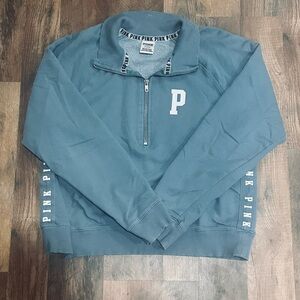 Victoria's Secret Teal Zip-Up Sweater